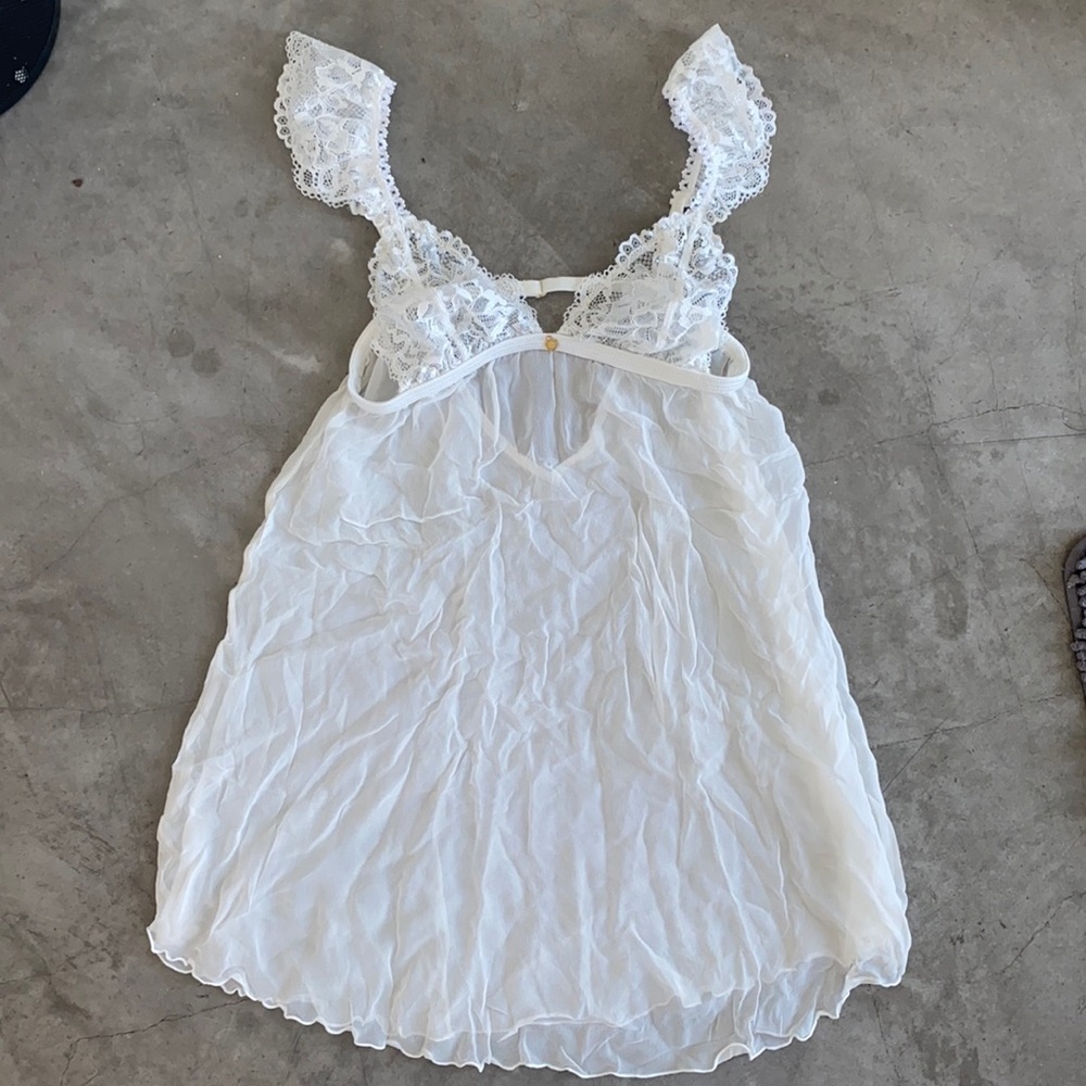 White slip dress